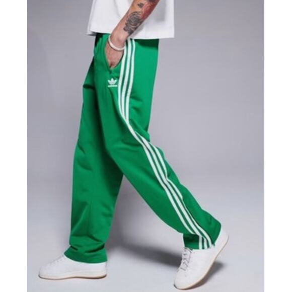 NEW ADIDAS ORIGINALS Firebird Tracksuit Men's Size 2XL Green/ White JD0183 - Picture 4 of 9